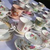 Lovely floral tea cups